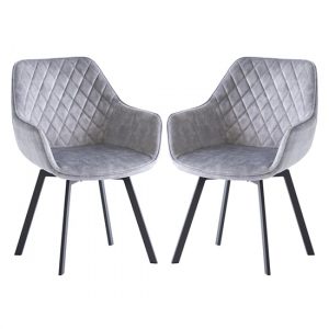 viha-swivel-silver-velvet-dining-chairs-pair