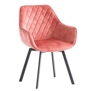 viha-swivel-velvet-dining-chair-pink