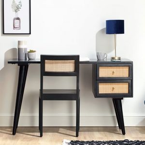 vlore-wooden-computer-desk-2-drawers-black
