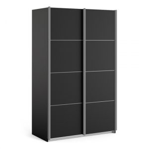 vrok-wooden-sliding-doors-wardrobe-matt-black-5-shelves