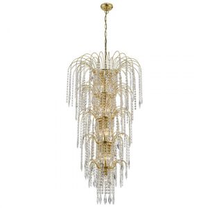 waterfall-13-lights-crystal-tier-pendant-light-gold