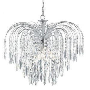 waterfall-5-lights-crystal-pendant-light-chrome