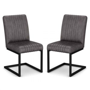 wharf-grey-pu-leather-dining-chairs-a-pair-metal-frame