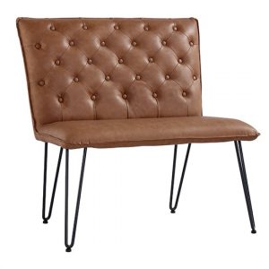 wichita-faux-leather-small-dining-bench-tan