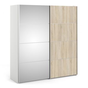 wonk-mirrored-sliding-doors-wardrobe-white-oak-2-shelves