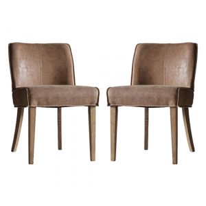 worland-brown-fabric-leather-dining-chairs-pair