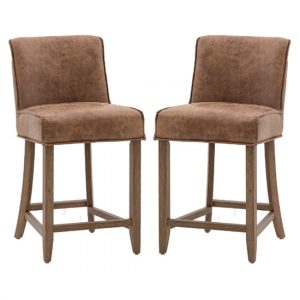 worland-brown-leather-bar-chairs-with-wooden-legs-pair