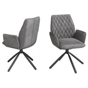 zanetti-swivel-dark-grey-velvet-fabric-dining-chairs-pair