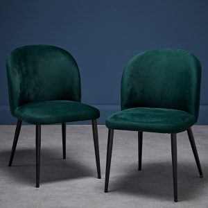 zazie-green-plush-velvet-dining-chairs-pair