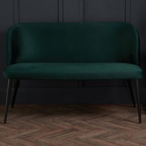 zazie-plush-velvet-dining-bench-green-black-legs