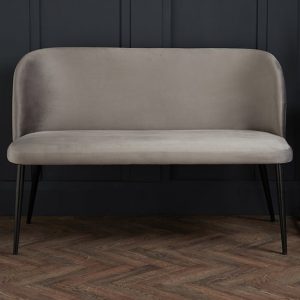 zazie-plush-velvet-dining-bench-grey-black-legs