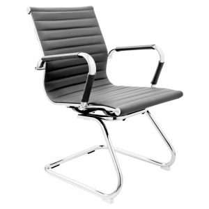 zexa-faux-leather-dining-chair-grey-chrome-metal-legs