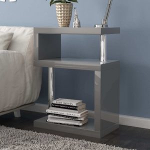 Albania-High-Gloss-3-Tiers-Shelving-Unit-In-Grey