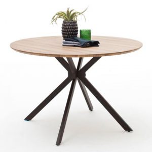 Artois-Wooden-Dining-Table-Round-Wild-Oak-Anthracite-Legs