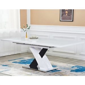 Axara-Large-Extendable-Dining-Table-White-Black-Gloss