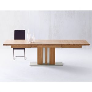Bolzano-Extending-Dining-Table-Solid-Oak-Steel-Base-1