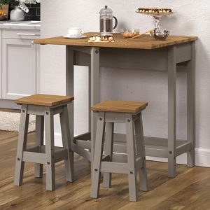 Corina-Drop-Leaf-Dining-Set-In-Grey-With-2-Stools