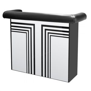 Manhattan-Mirrored-Bar-Table-Faux-Leather-Arm-Rest
