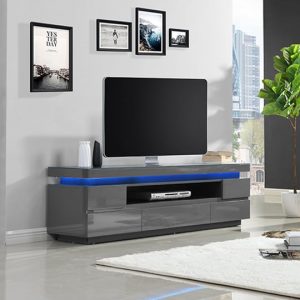 Odessa-Lowboard-Tv-Stand-New-Gloss-Grey