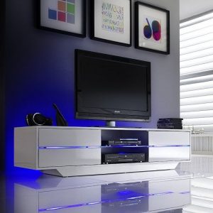 Sienna-TV-Stand-White-High-Gloss-LED-Lighting-New