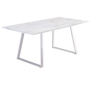 Wivola-Glass-Dining-Table-White-Marble-Effect