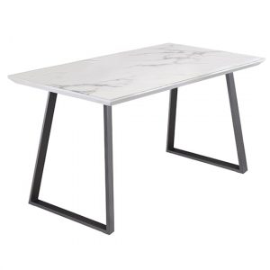 Wivola-Glass-Marble-Effect-Dining-Table-White