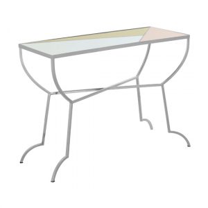 aarox-multicoloured-glass-console-table-silver-frame