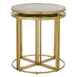 acox-round-black-glass-top-nest-of-5-tables-gold-frame