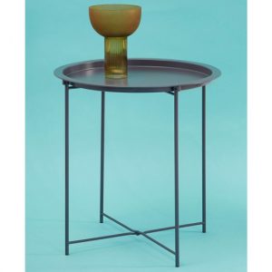 acre-round-metal-side-table-grey