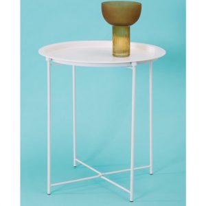 acre-round-metal-side-table-white