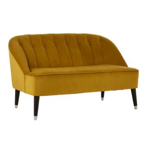 agoront-upholstered-velvet-2-seater-sofa-yellow