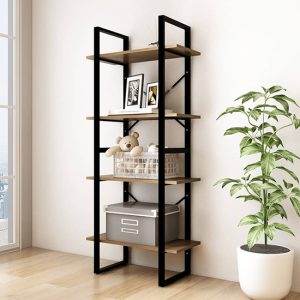 aharon-4-tier-solid-pinewood-bookshelf-honey-brown