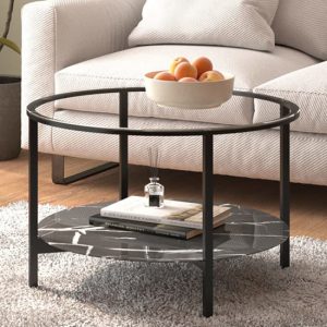akio-round-glass-coffee-table-black-marble-effect-shelf