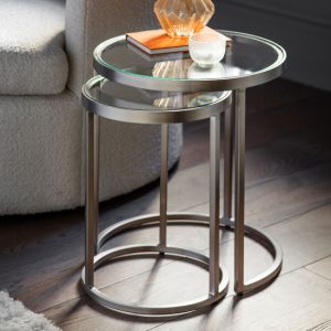 alcoa-clear-glass-top-nest-of-2-tables-silver-metal-frame