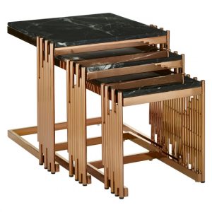 alvara-black-marble-top-nest-of-3-tables-rose-gold-frame