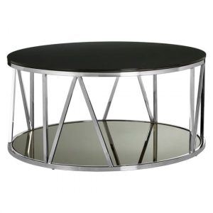 alvara-round-black-glass-top-coffee-table-chrome-frame