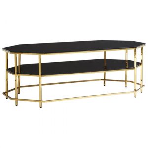 arezza-black-glass-top-coffee-table-gold-steel-frame