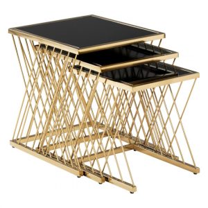arezza-black-glass-top-nest-of-3-tables-gold-steel-frame