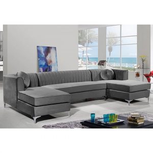 asbury-u-shape-plush-velvet-corner-sofa-grey