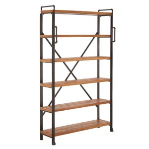 ashbling-5-tiers-wooden-shelving-unit-natural-black