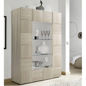 aspen-wooden-display-cabinet-sonoma-oak-2-doors
