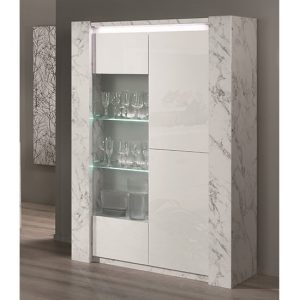 attoria-led-2-door-display-cabinet-white-marble
