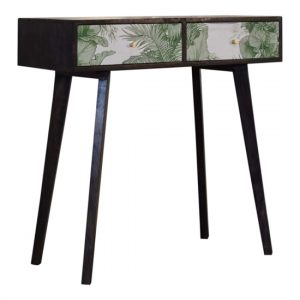 avanti-wooden-2-drawers-console-table-tropical-pattern