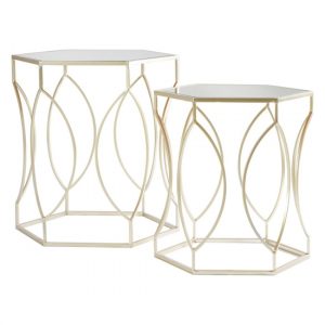 avanto-hexagonal-glass-set-of-2-side-tables-oval-frame