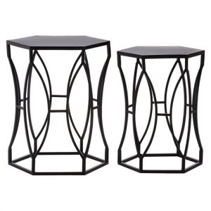 avanto-metal-set-of-2-side-tables-black