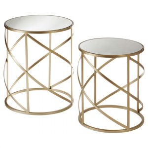 avanto-round-glass-set-of-2-side-tables-swirl-metal-frame