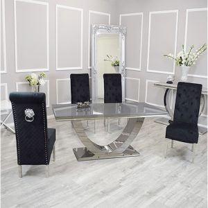avon-grey-glass-dining-table-4-elmira-black-chairs
