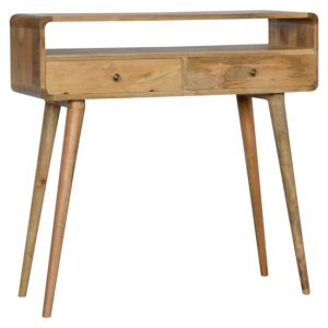 bacon-wooden-curved-console-table-oak-ish-2-drawers