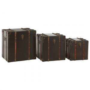 bagort-wooden-set-of-3-storage-trunks-brown-leather-effect