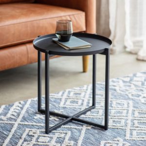 balatro-round-metal-side-table-black